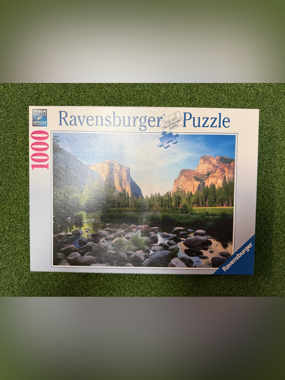 Ravensburger Landscape Puzzle - Blue, White & Pink Accents